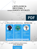 La inteligencia emocional y habilidades sociales
