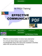 Online FRSA Training: Effective Communication