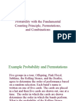 Probability Permutation Combination