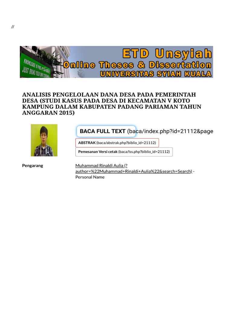 Mengelola Dana Desa untuk Pengembangan Ekonomi Lokal