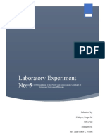 Laboratory Experiment No. 5