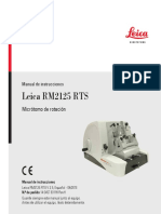 Leica RM2125RTS IFU 2v5H Es PDF