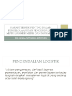 Karakteristik Penting Dalam Pengelolaan Dan Pengendalian Mutu Logistik - Akk2020