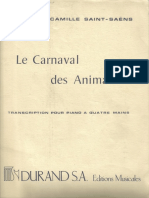 Spartiti Musicali - Musca Classica - Il Carnevale Degli Animali PDF