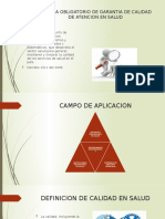 Sistema Obligatorio de Garantia de Calidad de Atencion