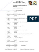 Relative Pronouns