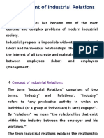 Managing Industrial Relations Under 40 Characters