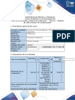 Guía de Actividades y Rúbrica de Evaluación - Tarea 2 - Análisis de LGR y Diseño de Compensador