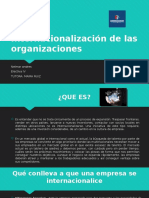 Internacionalización de Las Organizaciones