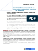 Comunicado Sistema Financiero PDF