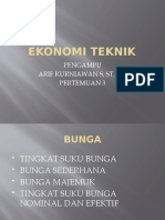 Ekonomi Teknik Pertemuan 3