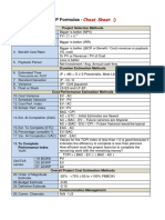 PMP Formulas Notes PDF