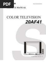 Color Television: Service Manual