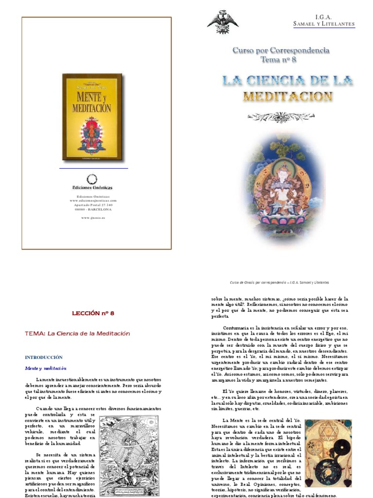 Ciencia de la Meditación y Mente | PDF | Meditación | Koan