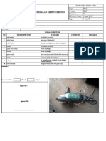 Form Pemeriksaan Mesin Gerinda