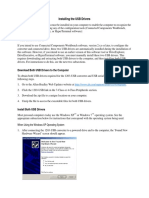 Installing USB Drivers For 1203-USB Converter