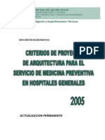 CPA para El Servicio de Medicina Preventiva en Hospitales Generales PDF