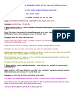 6 Syllabel Types For Decoding PDF