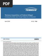 Teneco Federal Merger