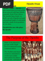 Djembe Presentation