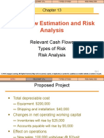 kuliah 11 Cash Flow Estimation and Risk Analysis