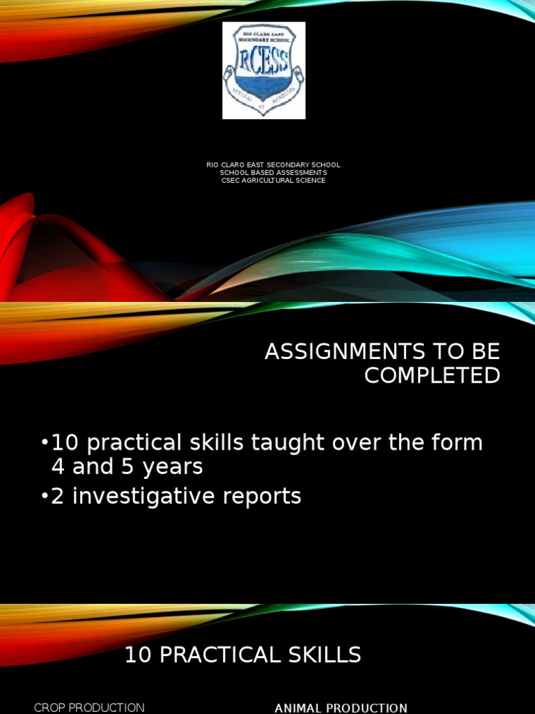 CSEC Agricultural Science SBA Guide | PDF | Design Of Experiments ...