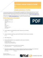 SEF Buyside Onboarding Form