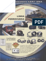 Linha ferroviária Fresadora Santana - Folder