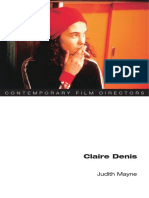 Judith Mayne Claire Denis Contemporary Film Directors PDF