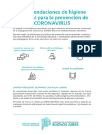 Recomendaciones de Higiene PDF