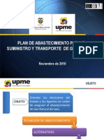 Plan de Abastecimiento Para El Suministro y Transporte de Gas Natural