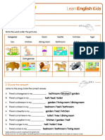 Songs Animal House Worksheet