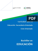 011 Bachiller en Educación