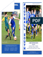 Otago Match Programme