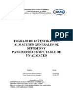 Trabajo de Investigación Almacenadoras