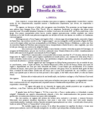 II - FILOSOFIA DE VIDA - a) crença_ b) simbologia_ c) religiões_ d) astrologia_ e) supertições_