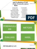 EVALUASI SEDIAAN KRIM ANTI ACNE (Terminalia Arjuna Bark)