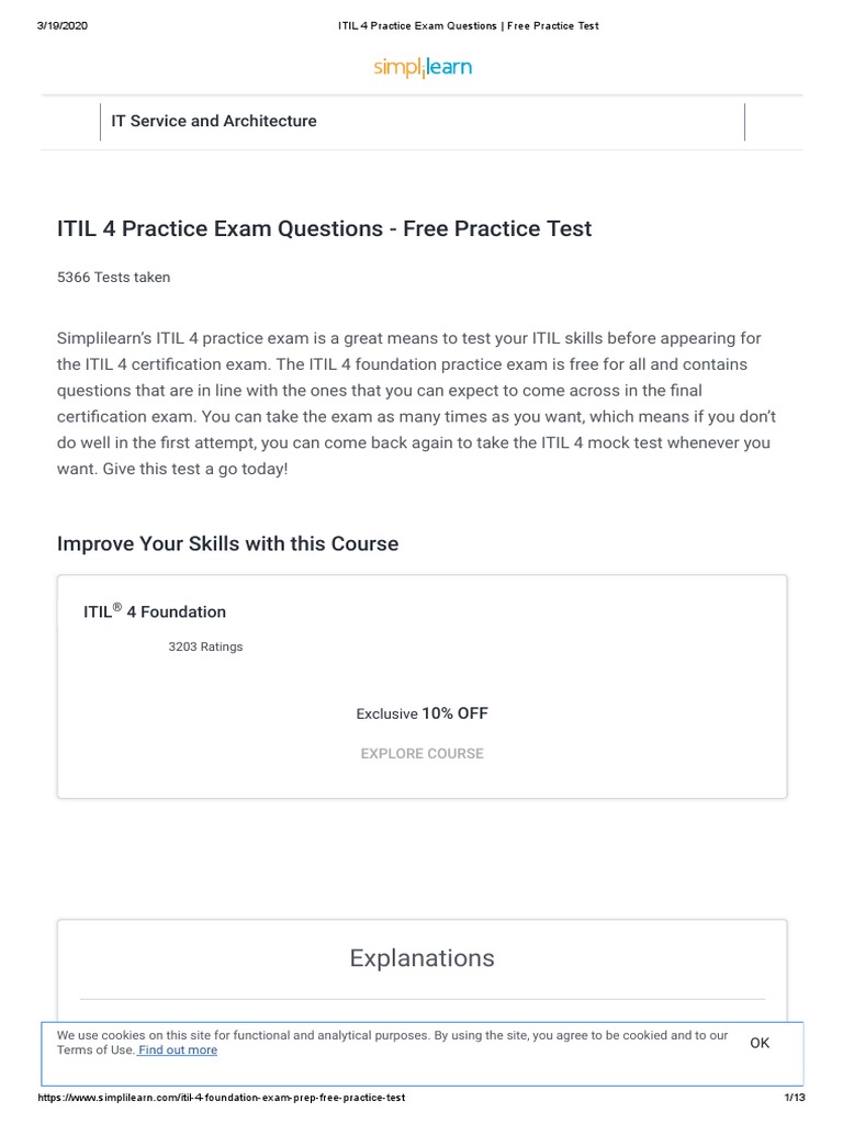 ITIL-4-DITS Zertifizierungsantworten