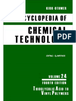 Kirk Othmer Encyclopedia of Chemical Technology Vol 24 PDF