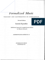 Xenakis FormalizedMusic PDF