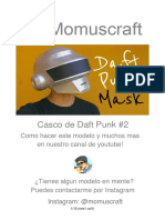 Mascara de Daft Punk 2 PDF