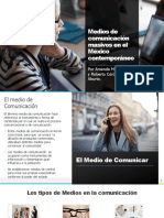 Medios de Comunicación Masivos en El México Contemporáneo
