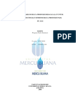 ANALISIS VARIANS BIAYA PRODUKSI SEBAGAI ALAT UNTUK MENGUKUR TINGKAT EFISIENSI BIAYA PRODUKSI PADA PT. XYZ. SKRIPSI Program Studi Akuntansi