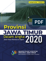 Provinsi Jawa Timur Dalam Angka 2020, Penyediaan Data Untuk Perencanaan Pembangunan PDF