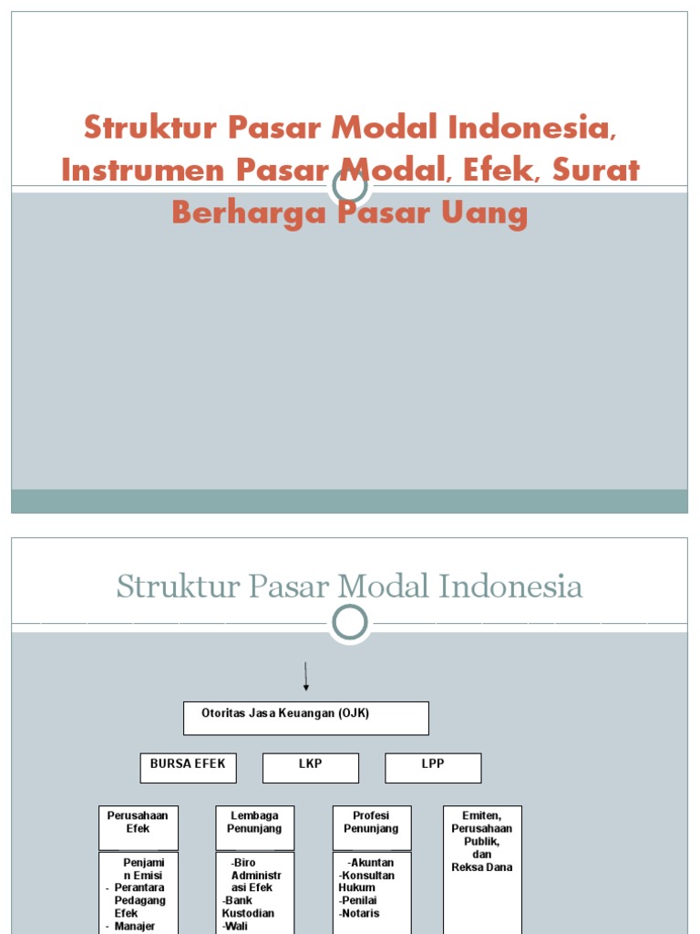 Struktur Pasar Modal Pdf