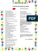 Lista de 3 Años 2020