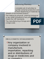 Manufacturing Pharmacy LECTURE Autosaved