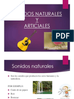 CLASE N°1 SONIDOS NATURALES Y ARTICIALES SEGUNDO BÁSICO