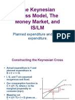The Keynesian Cross Model, The Money Market, and Is/Lm: Planned Expenditure and Actual Expenditure
