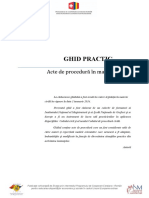 Ghid Practic. Modele de Acte de Procedura in Materie Civila - Copie